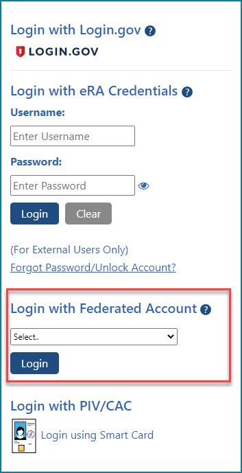 my federated account